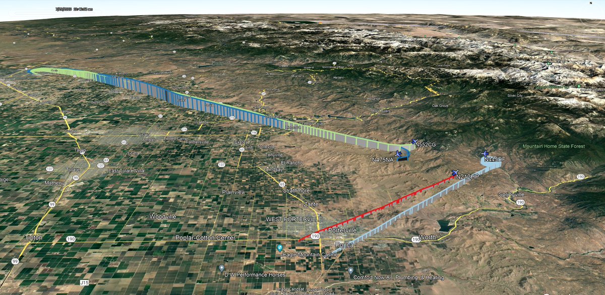 fire_feeds's tweet image. New wildfire: The #BlueFire in #Springville #TulareCounty #CA Reported vegetation fire with smoke visible on the cameras. Full response enroute.
This brush fire was reportedly started by a tractor 3 acres light flashy fuels. (#IPN)
Looks like tankers are RTB.