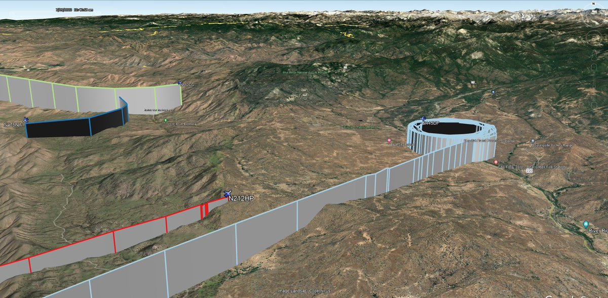 fire_feeds's tweet image. New wildfire: The #BlueFire in #Springville #TulareCounty #CA Reported vegetation fire with smoke visible on the cameras. Full response enroute.
This brush fire was reportedly started by a tractor 3 acres light flashy fuels. (#IPN)
Looks like tankers are RTB.