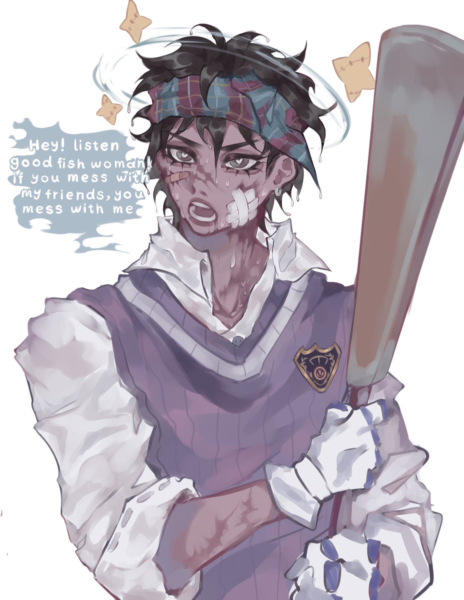 isaltychocolate's tweet image. “The Batter refuses to stand back when others are in danger” what can i say😭💖💖💞💞💕💕he’s so sweet