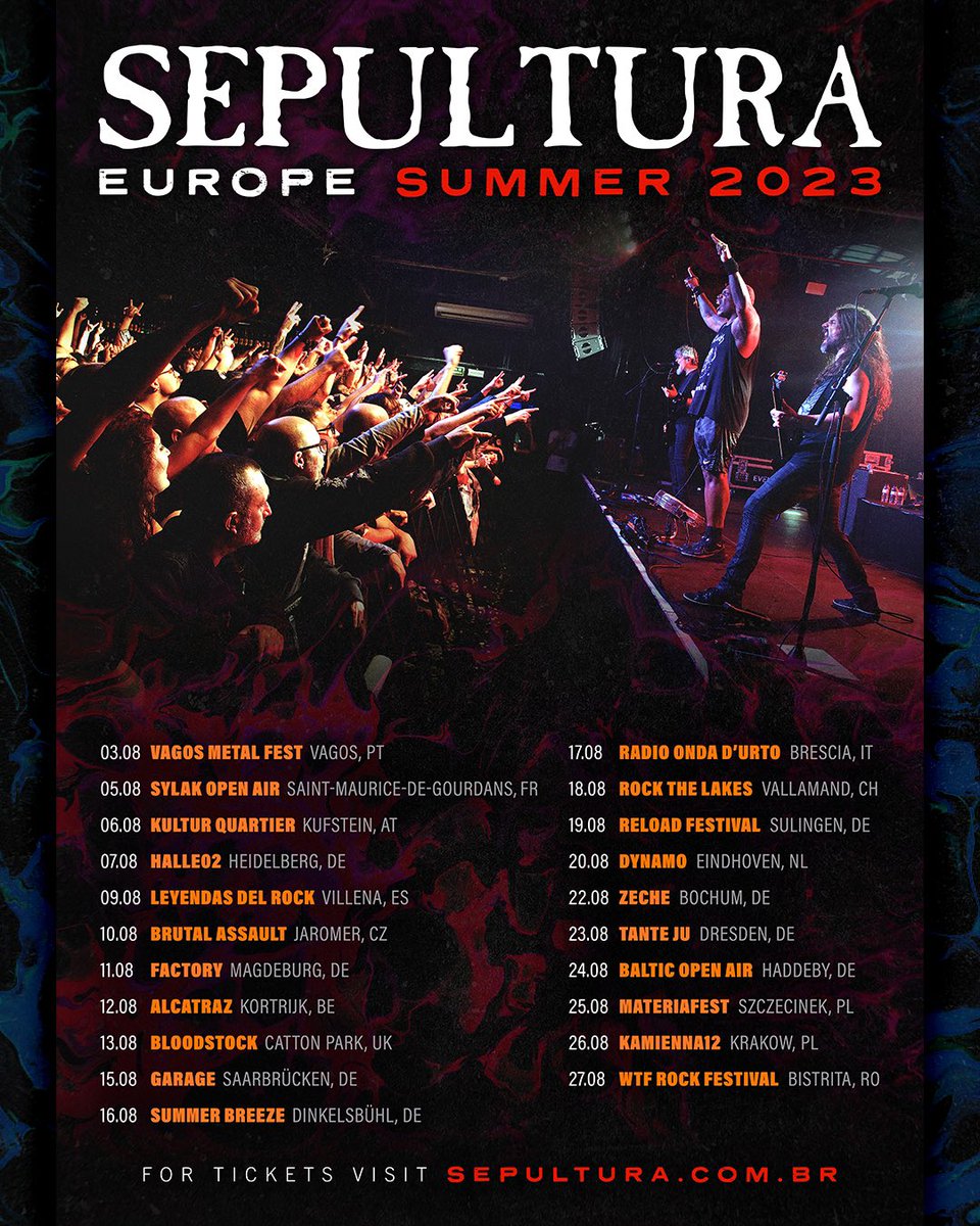 Less than 1 week until we take over Europe for August. Look how excited <a href="/derrick_green/">Derrick Green</a> is 😄 Where will we see you? 👀 (Click through 👉 for dates!)

📷: <a href="/DDillonphoto/">David Dillon</a>