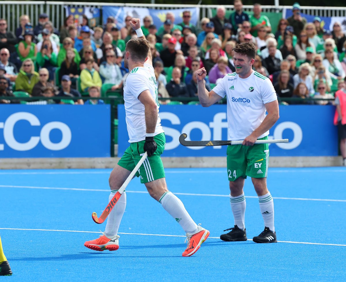 Ireland secure Gold in today’s EuroHockey Championship II Final 🙌

Our achievements this week...

Sean Murray- best player of the tournament

Lee Cole- highest scorer of the tournament

David Harte- Goalkeeper of the tournament

More below 👇