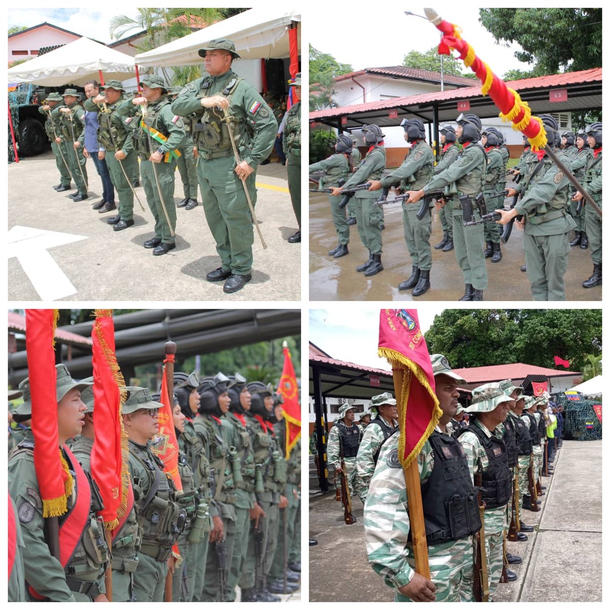 REDI_llanos03's tweet photo. #EnFotos 📸 || En las instalaciones del Fuerte Conopoima, en San Juan de los Morros, el MG. Lenín Lorenzo Ramírez Villasmil, Cmdte de la #REDILL, en perfecta Unión cívico militar, presidió acto con motivo a la trasmisión de mando de la #ZODI 32 Barinas y #ZODI 35 Guárico. https://t.co/MdtUmk2me8