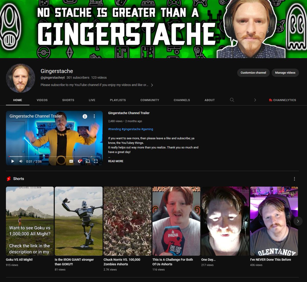 GingerstacheYT's tweet photo. Ayyyye finally hit 300 subs on YT let's fuckin gooo!
Thanks everyone! We'll hit 500 in noooo timeee.
#gamingwithapurpose #gamingcommunity #gaming #gaminglife #MMO #MMORPG #ARPG #wayfinder #Youtube #youtubechannel #youtubers #youtuberlife https://t.co/R7xadvcOCA