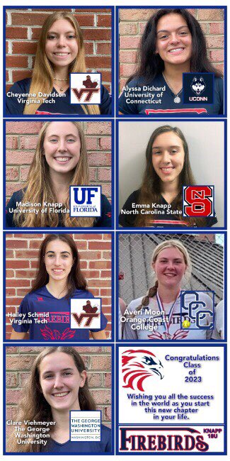 It's been an amazing journey with these gals, wish them the best in their pursuit of their degrees at the next level❤️💪 #FirebirdsForLife <a href="/FirebirdsFP/">Firebirds Softball</a>
