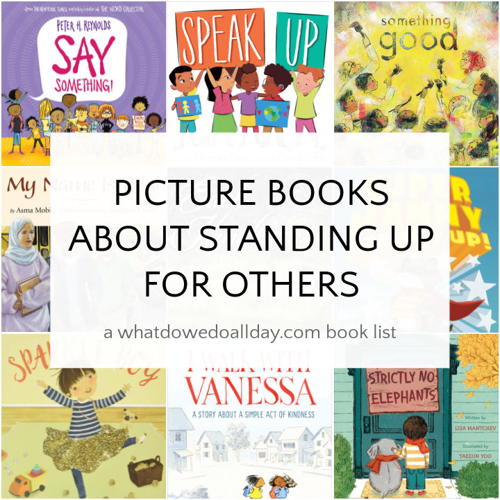 Children's books about standing up for others, via <a href="/momandkiddo/">Erica (WDWDAD)</a>

buff.ly/3Fgvw5p

#ReadYourWorld #kidlit