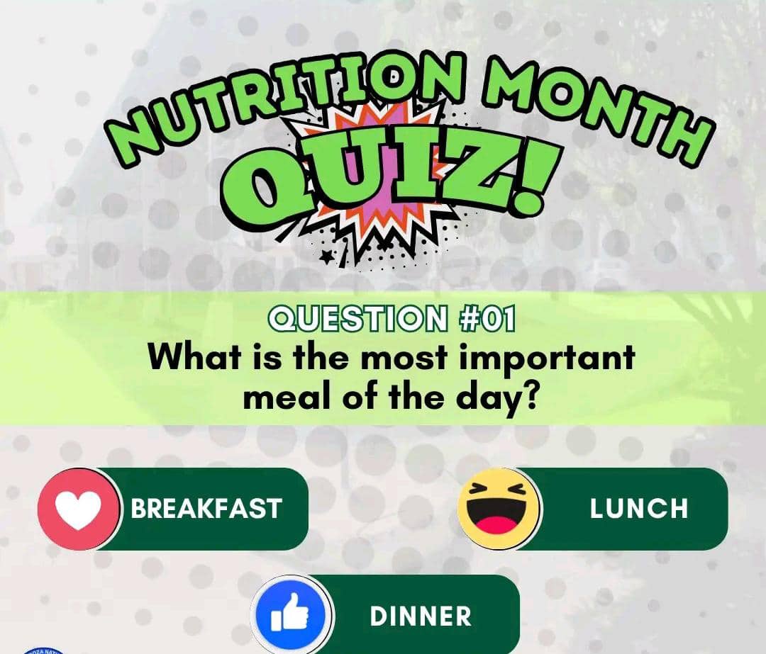 NutritionistKD's tweet photo. What could be the most important meal to you ?
Share your answers in the comment section. 
Could it be lunch? Breakfast? Dinner? 

Share your views.
#NutritionAwarenessCampaign2023 
#NutritionistRoleinUganda 
#NutritionWeekendPoll https://t.co/6T1W6gzOZg