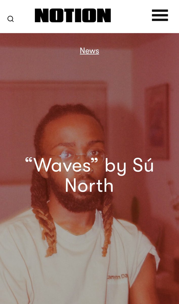 Su_North_'s tweet image. @NotionMagazine for Sú North WAVES 🌊🌊🙌🏿

#STREAMWAVES : songwhip.com/sunorth/waves