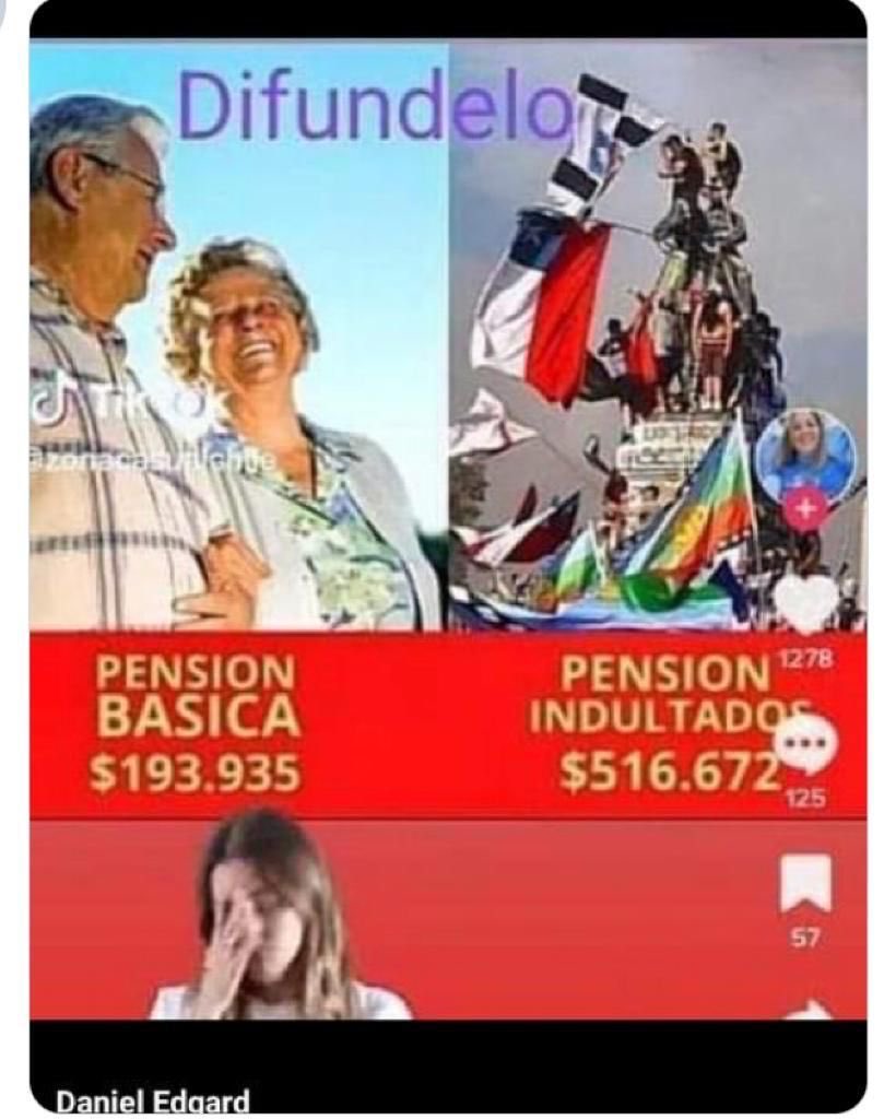 lucasaykal's tweet photo. Circula consulta a @GabrielBoric
"Tengo 67 años trabajé toda mi vida 2 y 3 trabajos para educar a mis hijos, terminé pensionada con $215mil
Dígame dónde tengo que saquear o incendiar para postular a sus pensiones de gracia de $516.672"
#ALERTA #Error #Masiva #Casen 
#Contraloria https://t.co/dKPu41M1lz