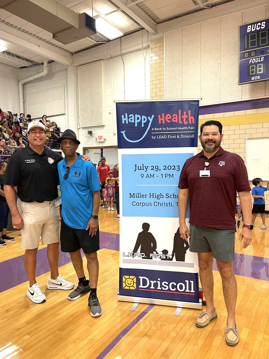 Wow! Great turnout for our back to school fair. Thanks to LEAD First and Driscoll Children’s Hospital for sponsoring and coordinating. And a special thank you to Mr. Guy Nicholson. #CCISDProud