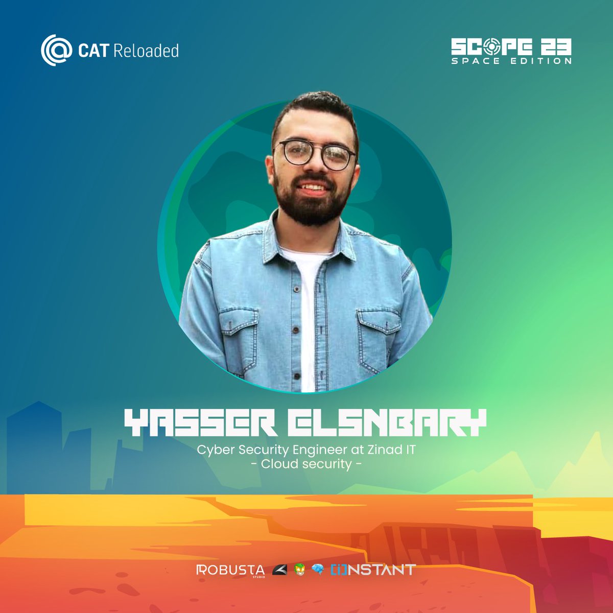 دعونا نرحب بالمهندس/ ياسر السنباري، حيث سيقدم لنا Session: Cloud Security

المهندس ياسر السنباري يعمل حاليا كـ Cyber Security Engineer at Zinad IT.
ليس هذا وحسب! هو أيضاً حاصل على شهادات مختلفة من Microsoft و Amazon.