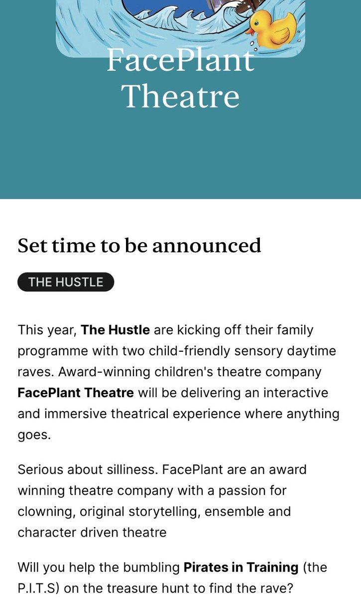 FacePlant Theatre tweet media