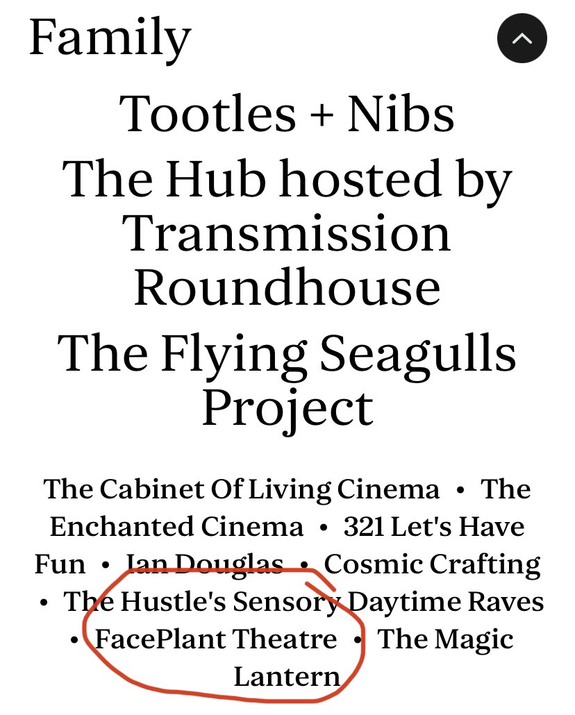 FacePlant Theatre tweet media