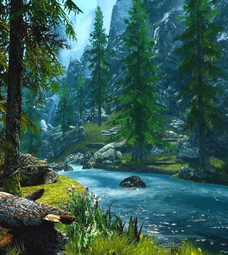 " Forest River "  ( painting )