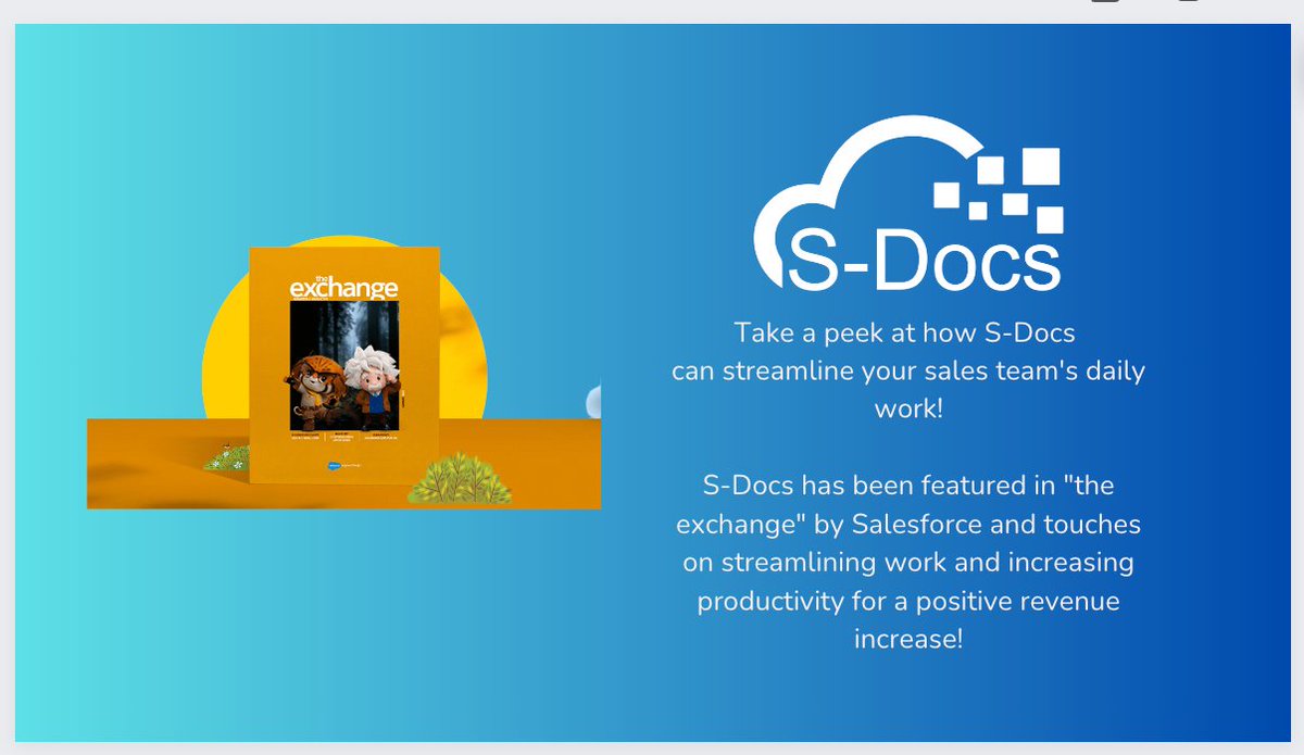 Sdocs's tweet image. Imagine a world without paperwork!

S-Docs discusses key pain points and how you can streamline your internal processes. @salesforce &quot;The Exchange&quot; touches more on this, check out the article here!  

sforce.co/3OBo4Jh