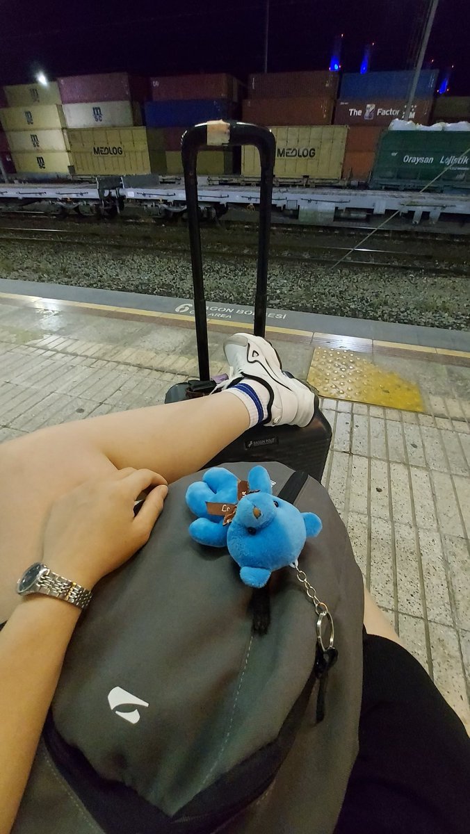 Şu valiz ve mavi çocukla her an her yere gidebiliyorum bu çok huzurlu bir olay