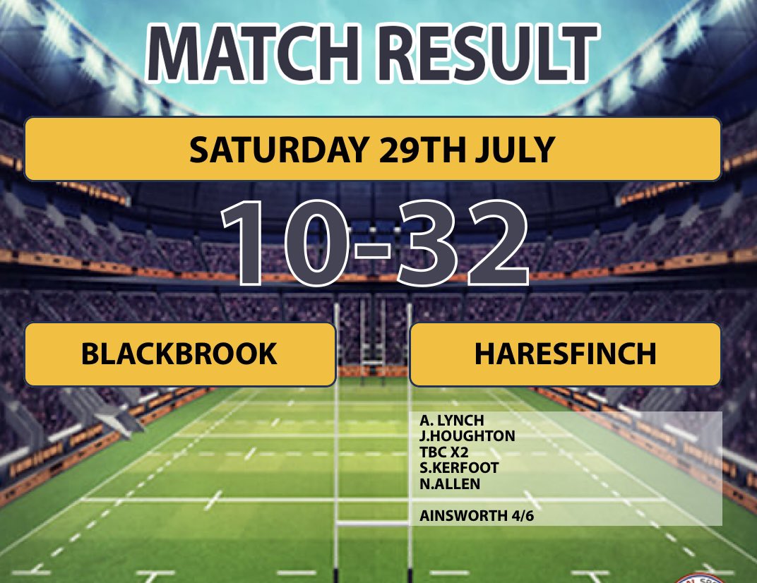 Todays result in the local derby against <a href="/BrookOA/">brookoa</a>