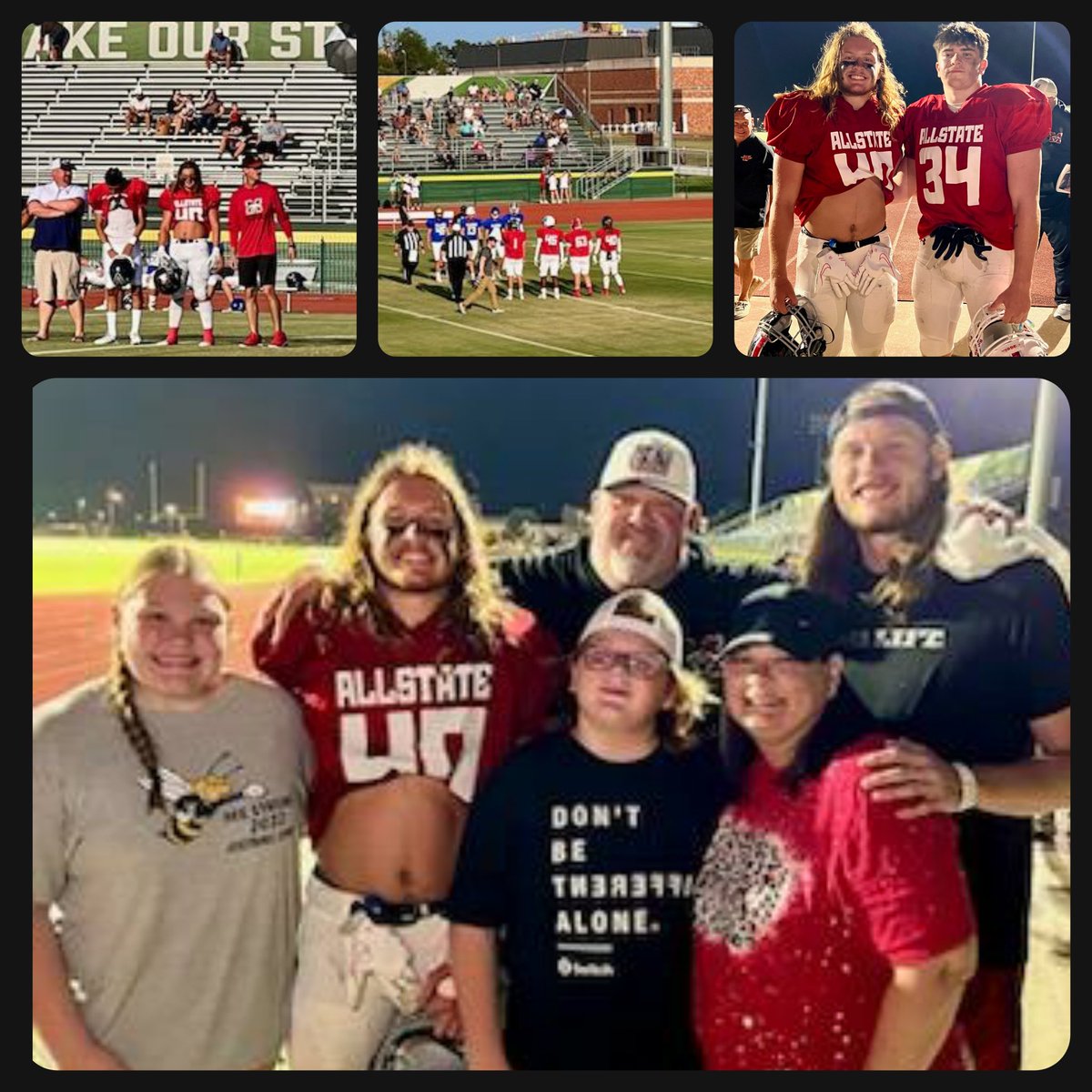 JRConrad64's tweet photo. A lifetime memory for @C24Hudson great experience. When I was coming out I got to experience this as well. He got to room with his little league teammate fellow LB/RB, and is on the West with some TM Guys. Honor those that have come before us.  Thankful&amp;Grateful https://t.co/rIeZ1M0aBe