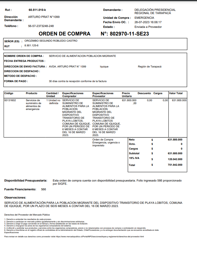 gene_llerena's tweet photo. ¿pq tenemos q financiar +750 millones en "comida migrante" solo en la región de Tarapacá, mientras chilenos mueren esperando una atención médica en el sistema público? 🤔🤔🤔
de @sandonaegui https://t.co/JmUs4vEOyw