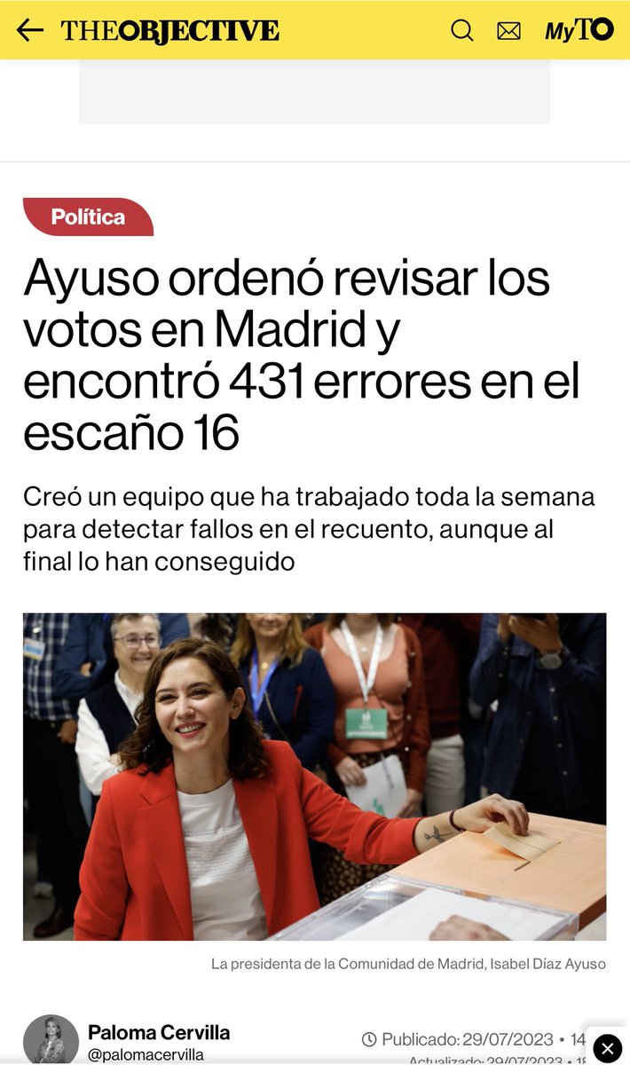 🛑🫵Este escaño “extra” en Madrid va costar sangre,sudor y lágrimas para #PSOE.

🛑🫵Gracias a ⁦<a href="/IdiazAyuso/">Isabel Díaz Ayuso</a>⁩ por el esfuerzo: lo ha conseguido ‼️