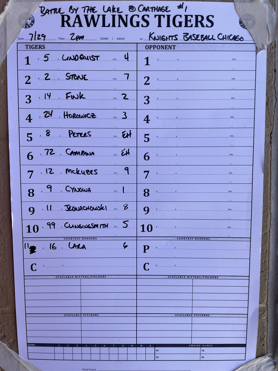 Tigers_18U's tweet photo. The last ride has reached its final destination, Carthage College for the first of two pool play games today. #TigerUp @NorthILTigers #Funcommitted https://t.co/ZODHtgl39N