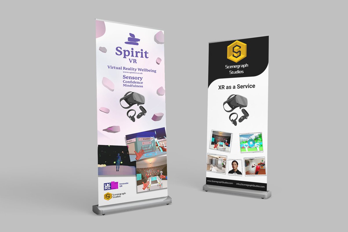 NowPrintUK's tweet photo. Check out these two amazing roller banners printed by Now Print for Scenegraph Studios Birkenhead! They look fantastic and are perfect for any event or exhibition. If you’re looking for high-quality printing services, check out Now Print. https://t.co/GrxEY0EHwV https://t.co/0CIIjso92s