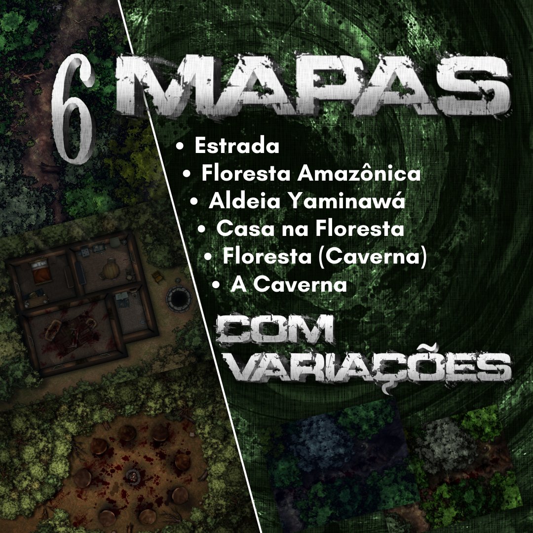 OrdemMissoes's tweet photo. [💀]𝐂𝐀𝐕𝐄𝐑𝐍𝐀 𝐌𝐀𝐋𝐃𝐈𝐓𝐀 

𝐒𝐈𝐍𝐎𝐏𝐒𝐄: "Uma investigação no Acre levará os Agentes a adentrarem a grande Floresta Amazônica em busca de informações para saberem o motivo do 𝐌𝐚𝐬𝐬𝐚𝐜𝐫𝐞 𝐝𝐚 𝐀𝐥𝐝𝐞𝐢𝐚 𝐘𝐚𝐦𝐢𝐧𝐚𝐰𝐚́"

#OrdemParanormal #OrdemParanormalRPG https://t.co/9ZuUTKai5A
