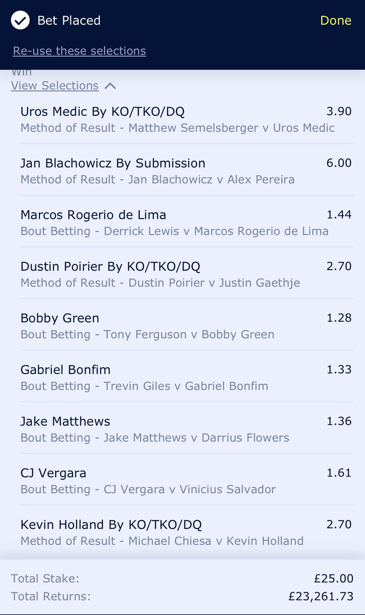 UFC Lotto