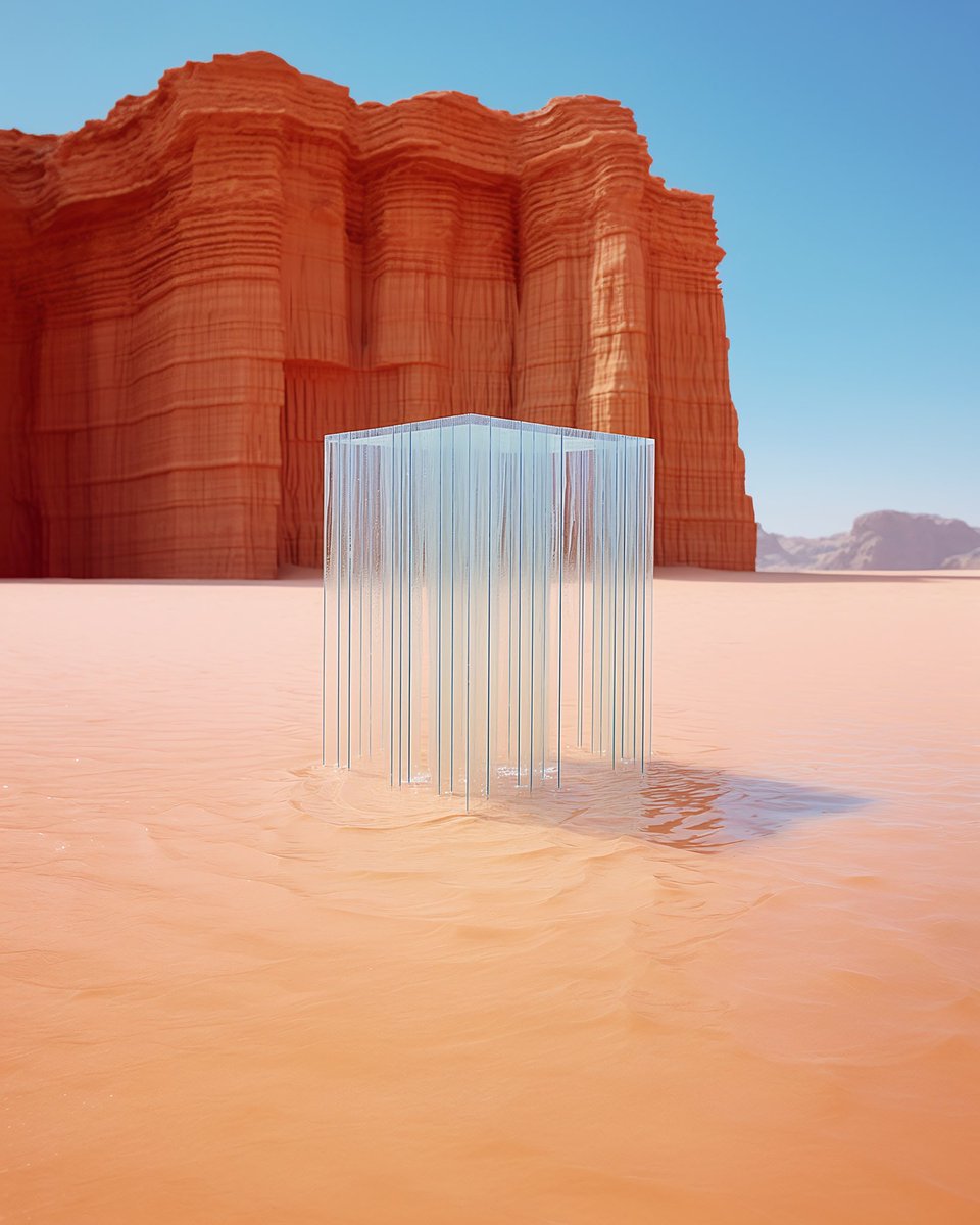iamneubert's tweet photo. Continued some explorations with @nickfloats where we blend our prompts together.

There's something inherently relaxing about creating minimalist themes.

Midjourney #Prompt 👉🏼 ALT
Video made in Runway https://t.co/8ZJlzWyCCu