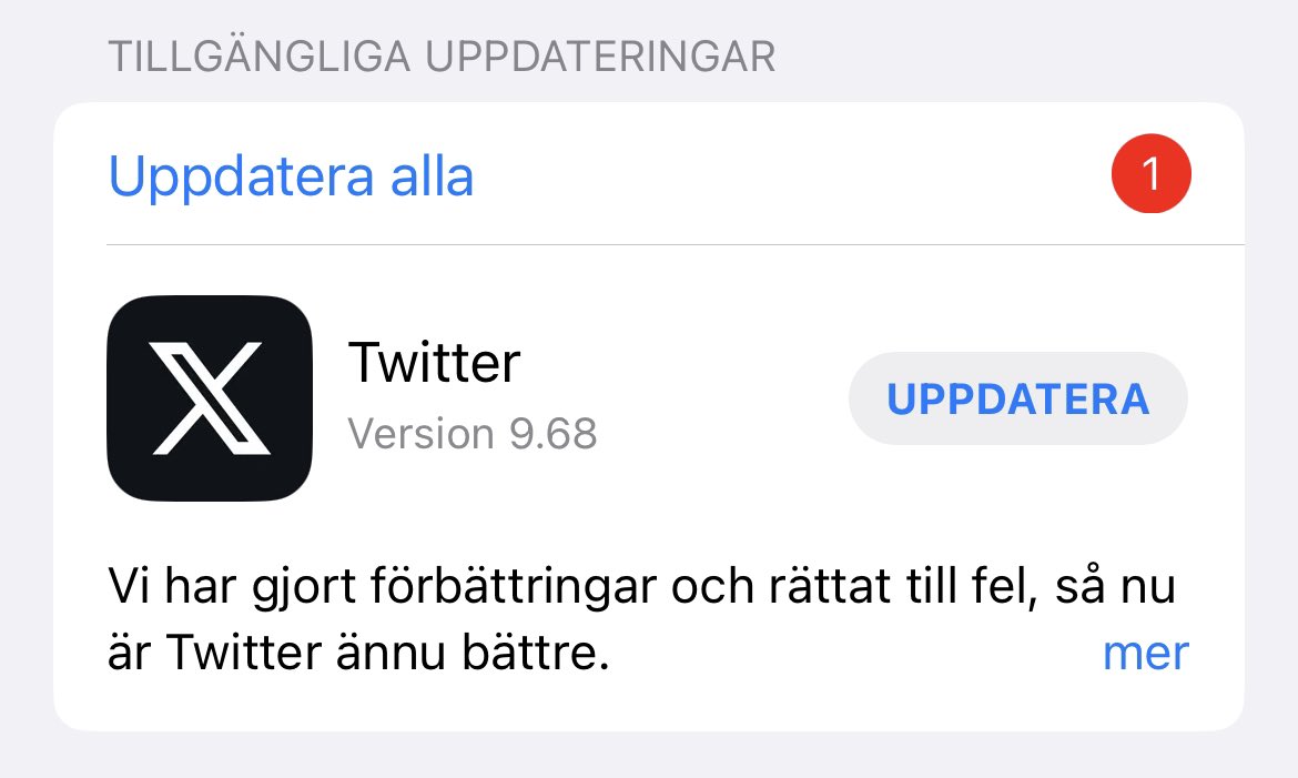 Fruktansvärda fel på regnet tweet media