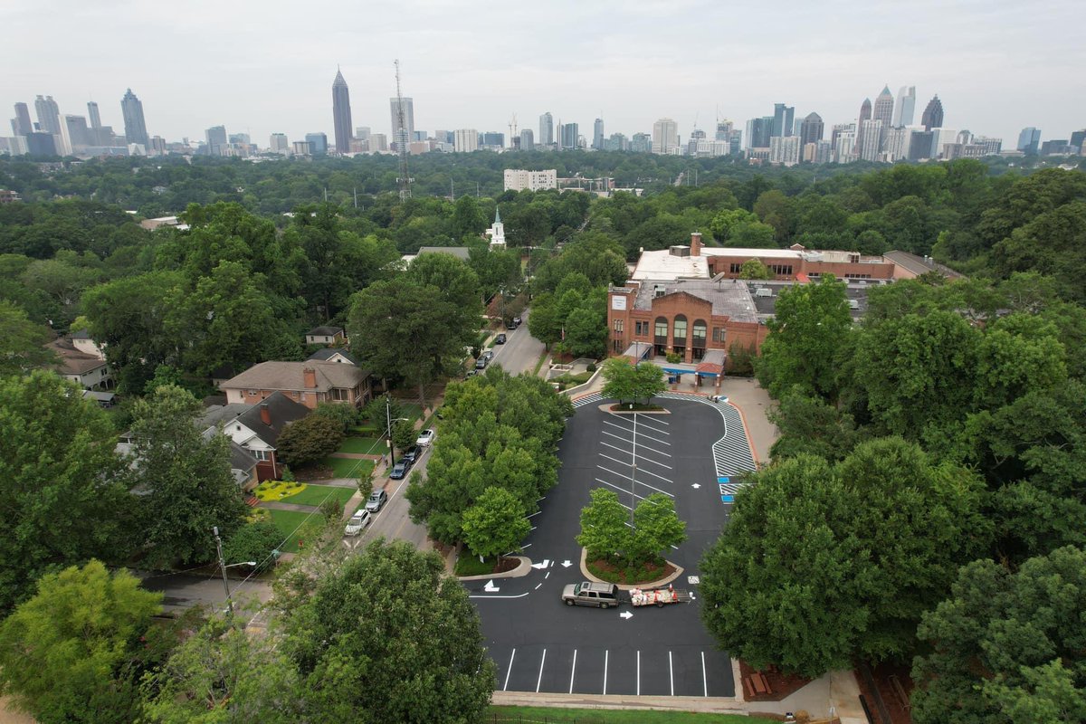 Virginia-Highland Elementary is looking pretty good! <a href="/APS_VHE/">Virginia-Highland Elementary</a> #ATLSkyLine #NewBeginnings #VHE