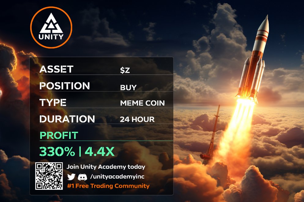 UnityAcademy's tweet photo. GN Unity Family🫡 

Volume is flowing like crazy and big opportunities have come and will come! 

17.5x Profit from today's Meme Coin signal wins!  

$ALIEN - 7.4x
$FIFO - 4.4x 
$Z - 4.3x
$QBOT - 2.5x 

Like &amp; RT

Free Trading Discord | Link In Bio https://t.co/qstjYjkjX9
