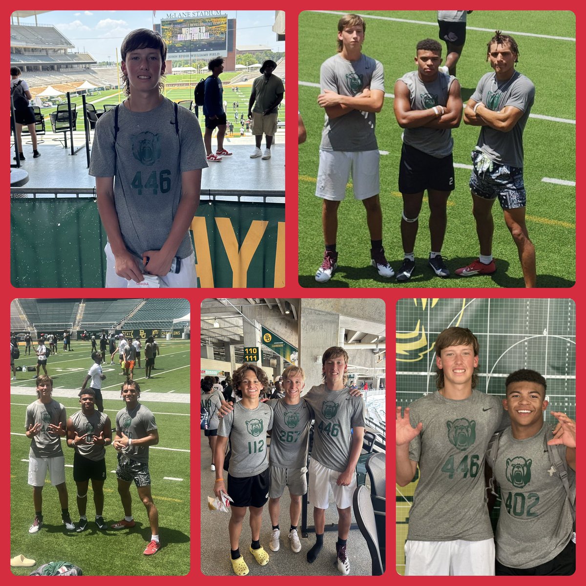 ChrisHolze's tweet photo. Great day for @HolzeLandon at @BUFootball camp!   @PorterJadon @Brayl0n_H3nry05 Thanks @CoachDaveAranda @CoachShawnBell @LorenaISD @LHS_Leopards @LorenaFootball https://t.co/MAXmNnCdyB