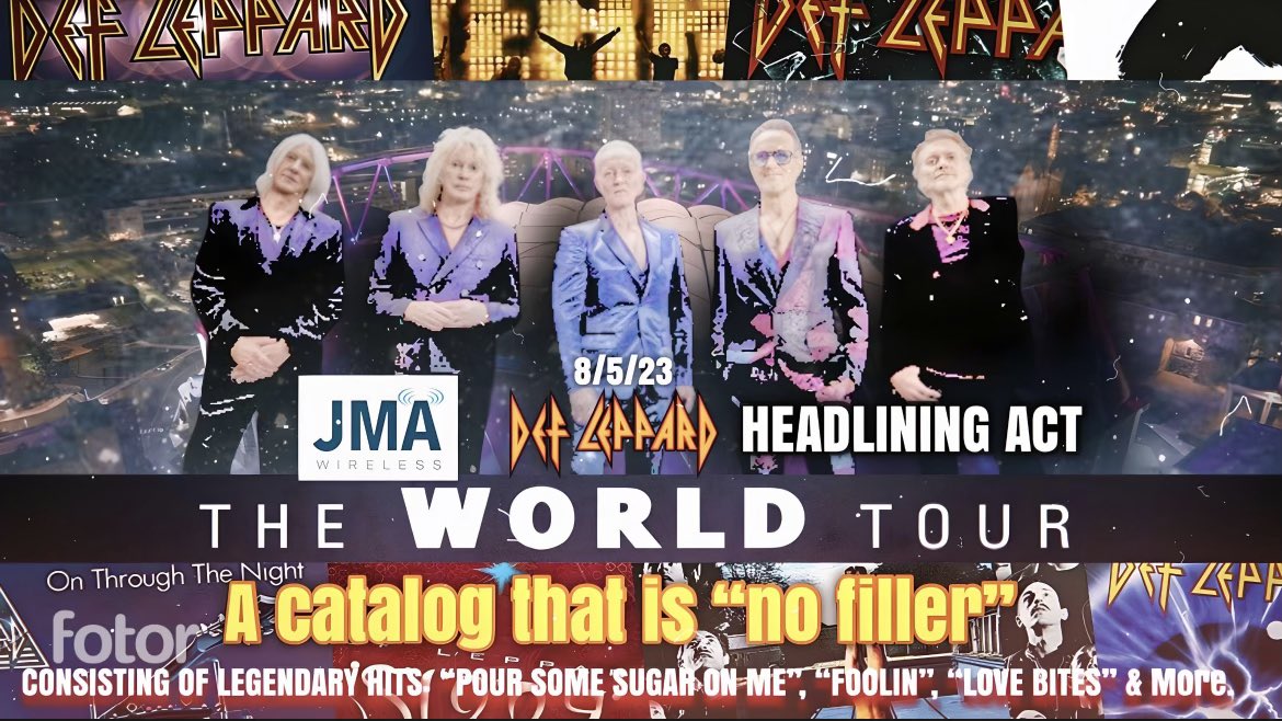 Going to see <a href="/DefLeppard/">Def Leppard</a> next week at the JMA Wireless Dome and I’m super excited this will be my 2nd time seeing them live and they will kick ass 🔥

Here’s a edit my friend made @aidenwrestling1 to help support the hype for the show!

<a href="/DefLeppard/">Def Leppard</a> <a href="/rickallenlive/">Rick Allen</a> <a href="/JMAwireless/">JMA Wireless</a>