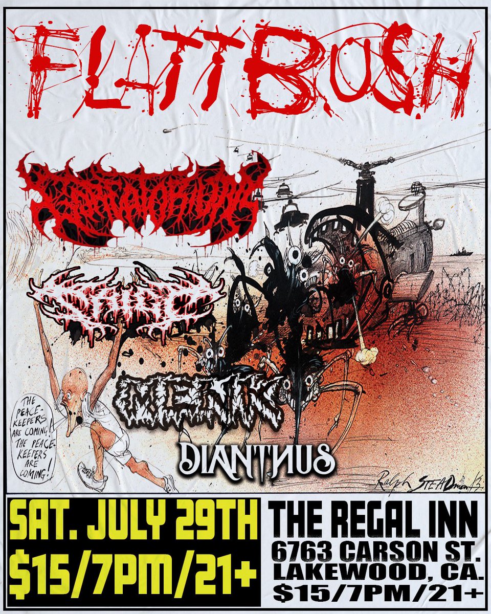 FLATTBUSH's tweet photo. TONIGHT! Doors at 7pm. We hit the stage at 9:30pm. Show up early, stay late and support live music! #Flattbush https://t.co/kOwbHoSP0U