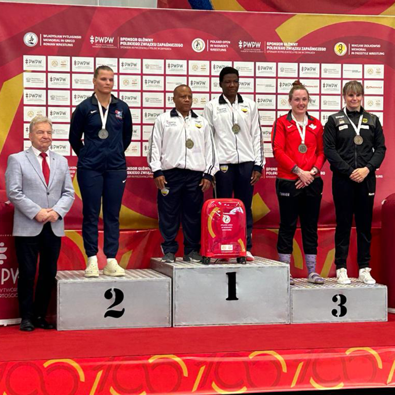 USAWrestling's tweet photo. The U.S. bunch hauled in five medals on its third day of competition in Warsaw, Poland. 

🥇 Nick Gwiazdowski
🥈 Yelena Makoyed
🥉 Dylan Fishback, Nikolas Stemmet, Michael Macchiavello