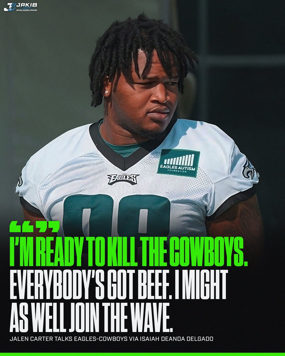 Jalen Carter is one of us.

#FlyEaglesFly