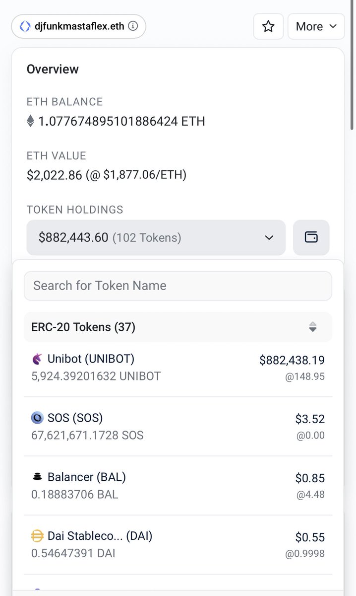 Lol I guess the $Unibot whales like the peoples $XRP 

1m$ $Unibot in the wallet bought 2 eth of WarioXrpDumbledoreYugioh69Inu 

etherscan.io/tx/0x5a3887188…