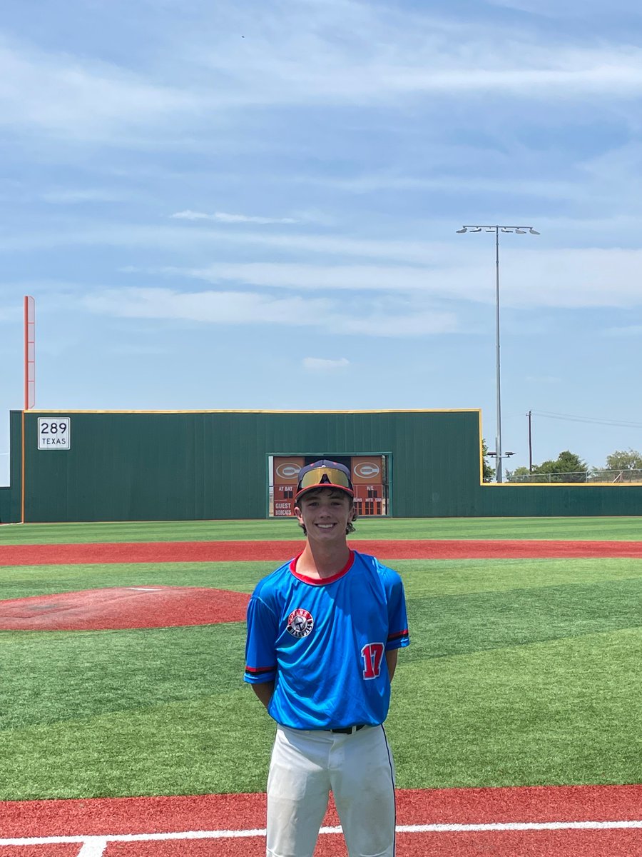 FiveToolTexas's tweet photo. F: @TexomaTitans 11, East Texas Most Wanted 2
PoG: Shooter Boatright 3-3, 2 3B, 5 RBI, 2R
Pitcher: Hunter Boatright 4 IP, 5K, ER
Notable: Luke Sanders 2-3, 2 2B, RBI, R https://t.co/XDW6UluOGb