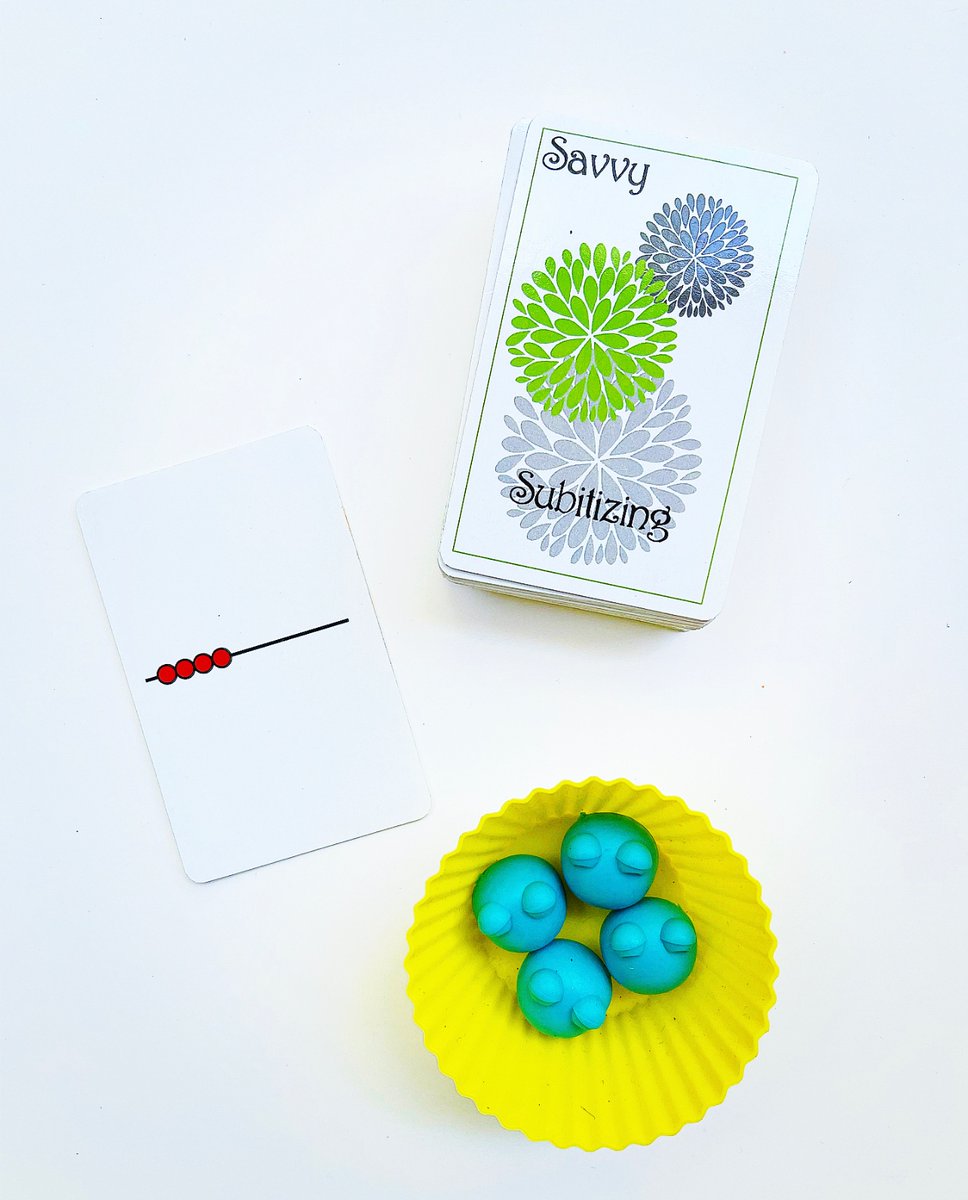 BuildMathMinds's tweet image. “I love how these cards provide basic number sense development by playing games! My third graders love them, and they are a durable quality product. Thank you!” -Karen #subitizing #buildmathminds