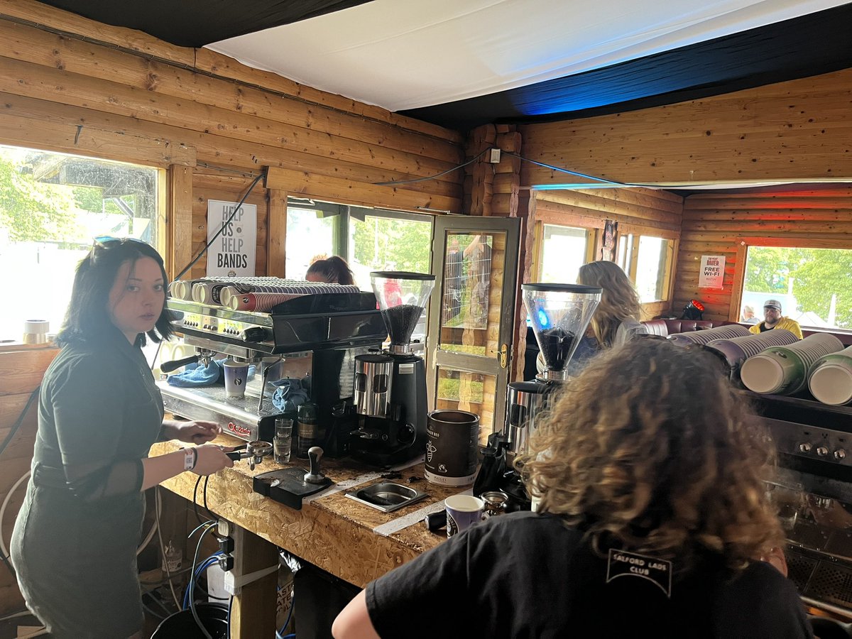 PCPCoffee's tweet photo. We had a great time helping out at Tim Peaks Diner. If you are at #KendallCalling make sure you pop in to buy a coffee and support artists β€οΈβ€οΈβ€οΈ https://t.co/rHSGBVYuCO