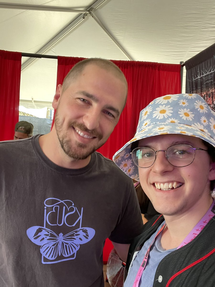 CalebChilcutt's tweet photo. Saw some cool people yesterday
 #BTR #cgetour2023 #bigtimerush #btrtwitter #rusherslounge #cantgetenough https://t.co/G7YYbZ41G8
