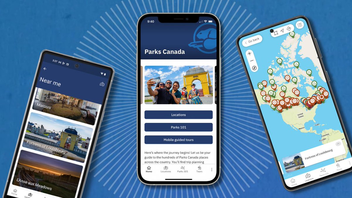 ParksCanada's tweet photo. The #PCApp is the perfect tool for outdoor enthusiasts and history buffs planning to visit us soon! ๐ Equip yourself with quick location facts, mobile self-guided tours, directions for how to get here, and links to fun activities! Download it now ๐ฒ โก https://t.co/EZ84fbRphH https://t.co/KfgMDf2fDD