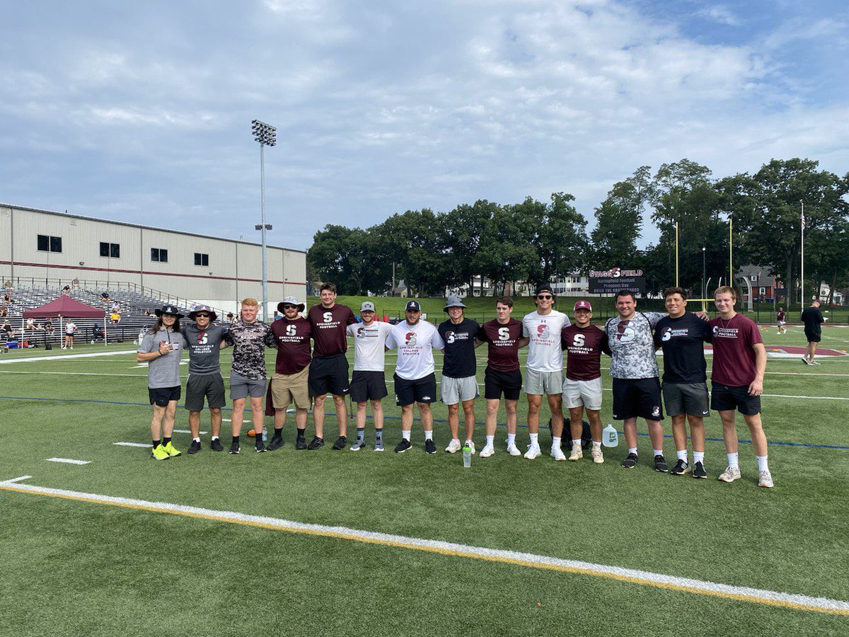 _SCFootball's tweet photo. Special shoutout to some of our current players and managers living the mission helping out with our annual Prospect Clinic, truly showing what it means to be a part of The Brotherhood!🔻 https://t.co/bOI4JtO7vQ