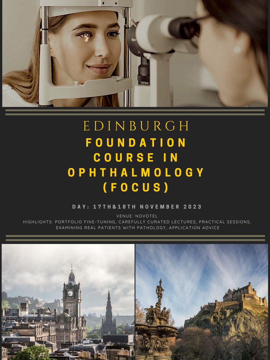Edinburgh Ophthalmology tweet media