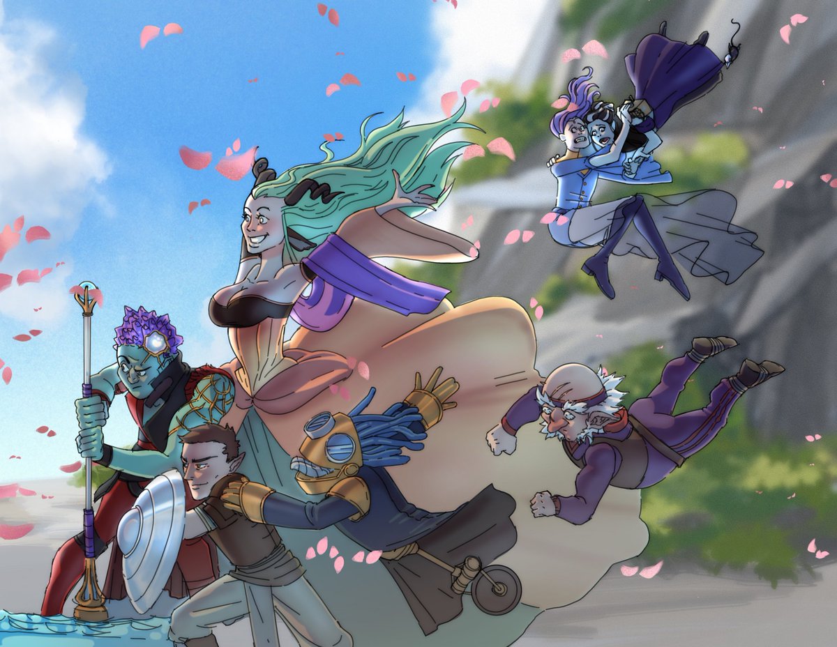 I really loved Zephrah. I wish we could have spent more time there.
#CriticalRole #criticalrolefanart