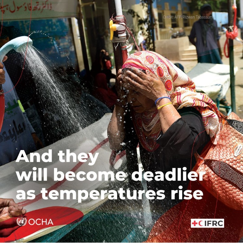 antonioguterres's tweet photo. Heatwaves already kill thousands of people every year.

Without sustained investments in climate mitigation &amp; adaptation, we are destined for a future of ever larger and deadlier heat disasters.