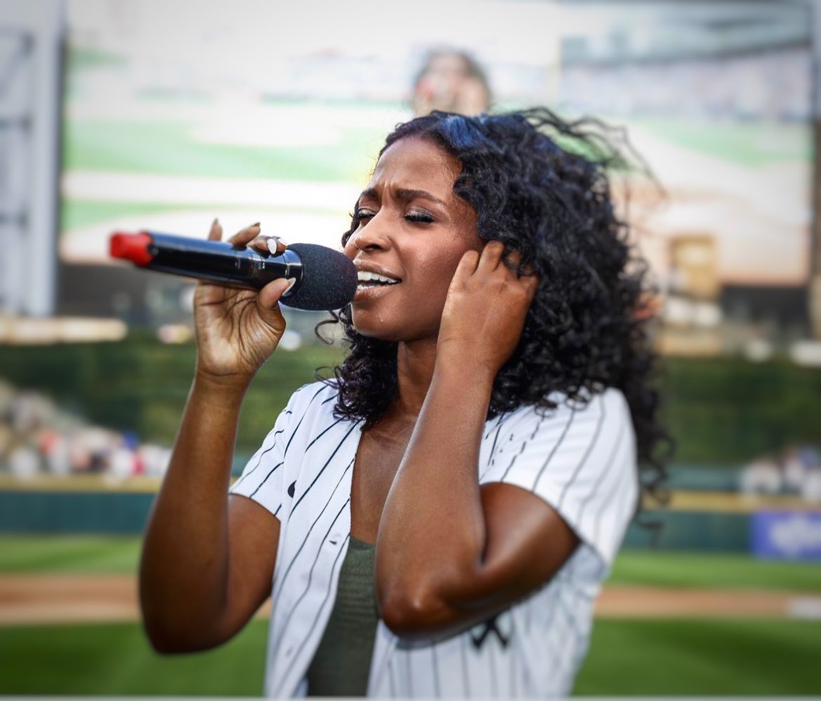 A truly unforgettable experience, singing the anthem at the <a href="/whitesox/">Chicago White Sox</a> vs. <a href="/cubs/">Chicago Cubs</a> crosstown classic!! Eternally grateful for the opportunity and to everyone that made this possible. My heart is forever extended to you ♥️✨