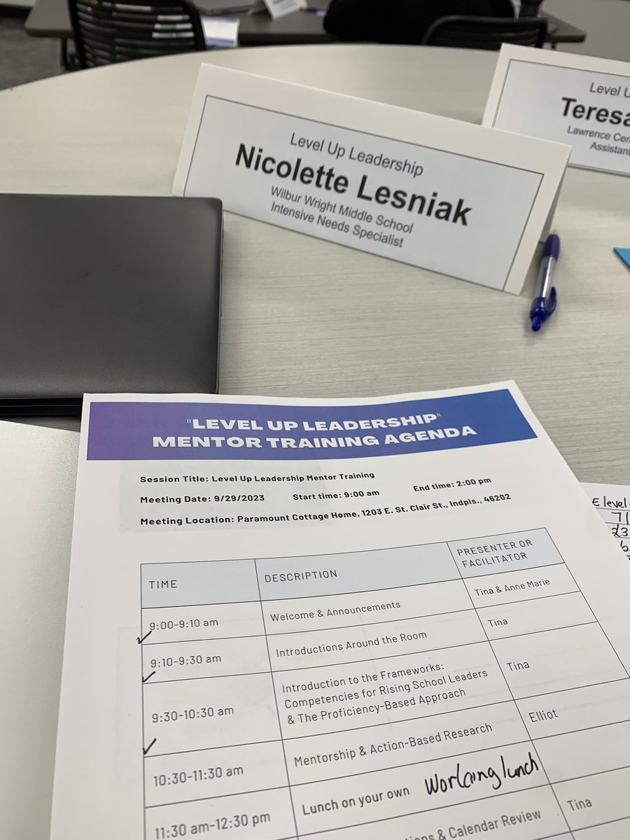 NicoletteEds's tweet photo. My day started at 4am driving to Indy to my IDOE Level UP Leadership Mentor Training. I am excited for this upcoming school year. If you are an Indiana educator, you should apply to take your leadership to the next level. #idoelevelup https://t.co/UX8qzVwfM6