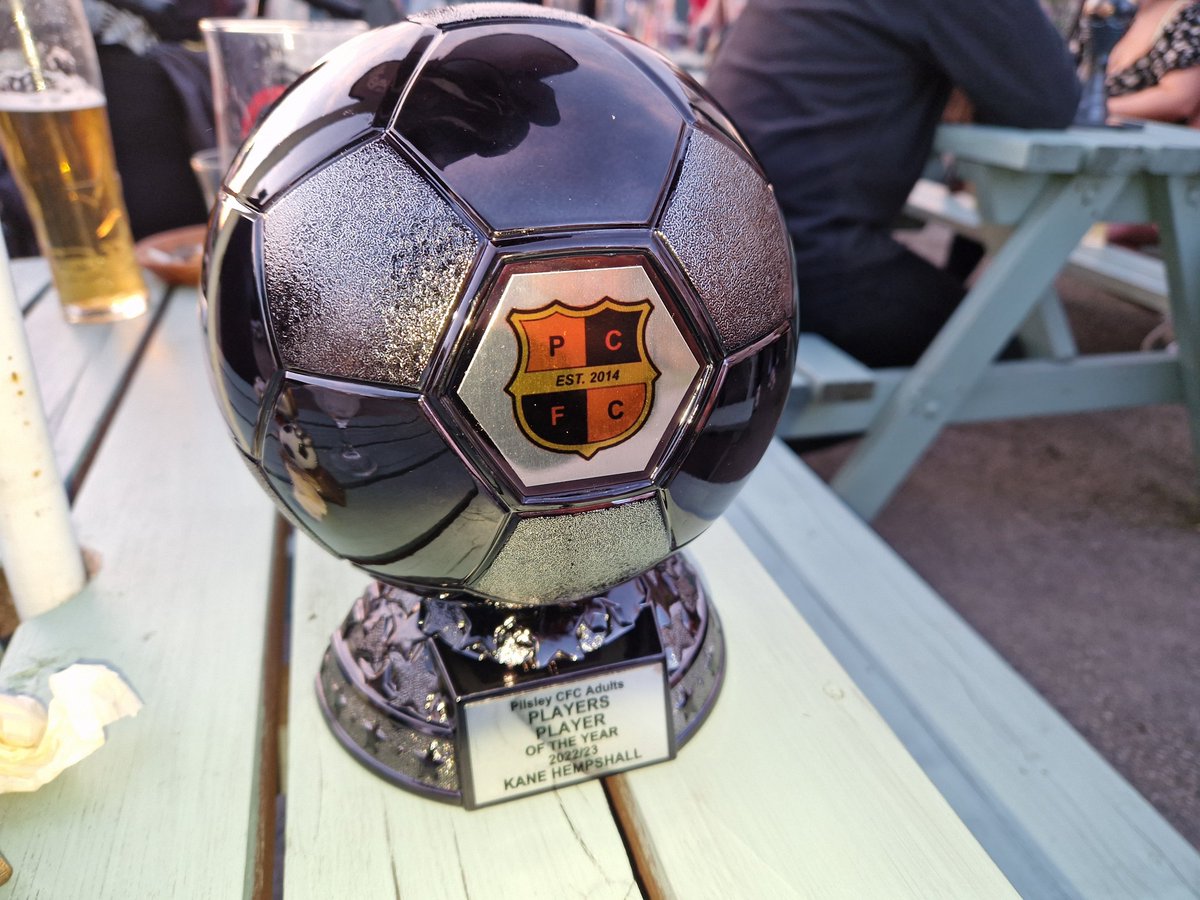 PCFCSunAdults's tweet image. #PCFC End of season awards. 

Players player - Kane Hempshall