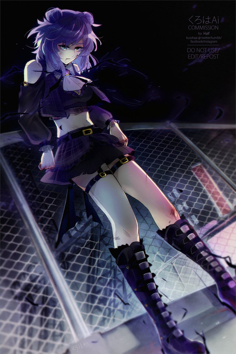 KurohaAi's tweet image. Twisted magical girl Lexi for @half_b4_halfway!
Thank you for trusting me with her 🪄🔪💜